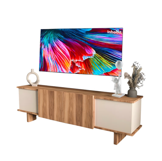 Inhabit Asymmetrical TV Console / Cabinet