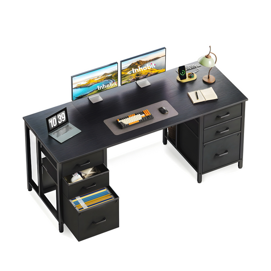 Inhabit Classic 6 Drawers Desk