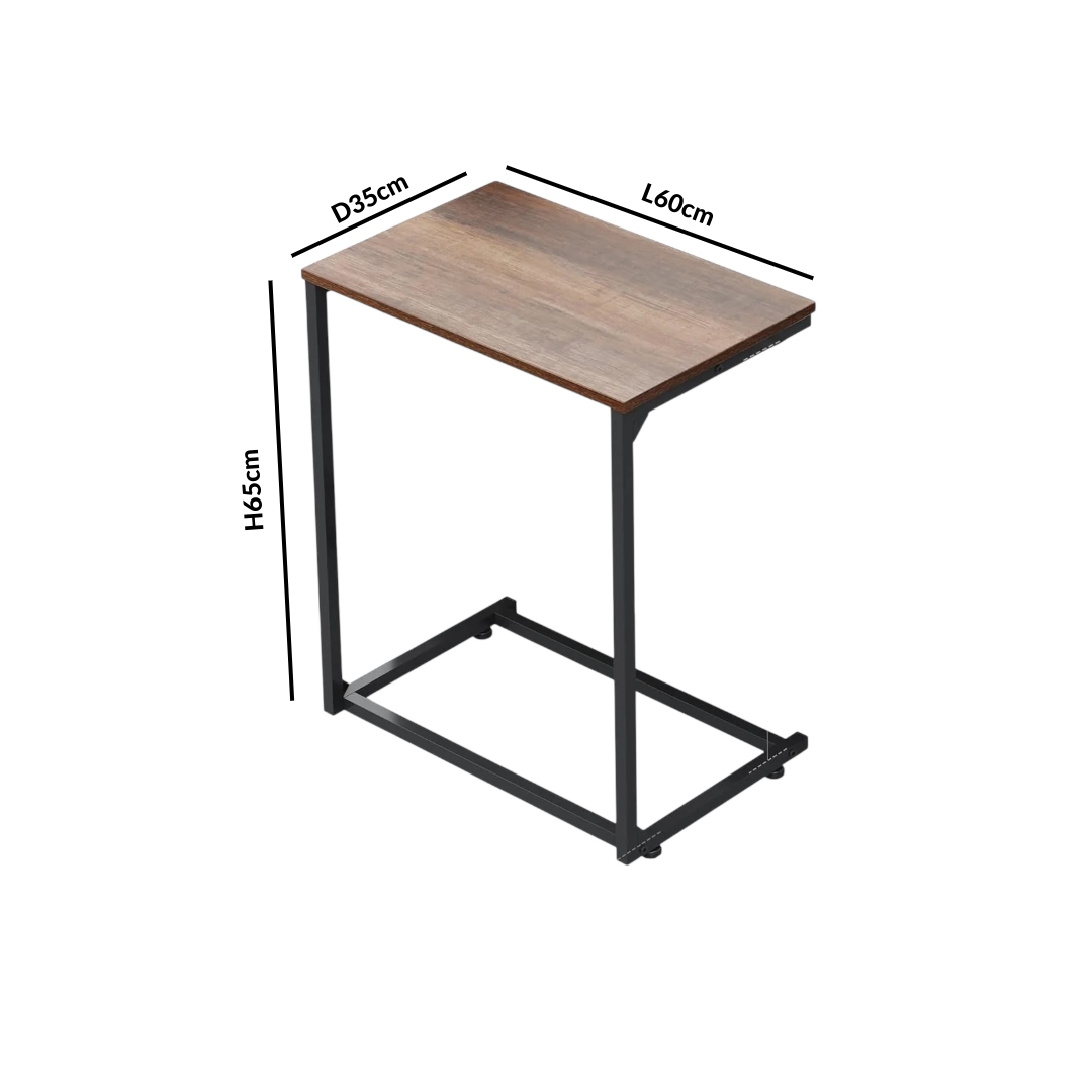 Inhabit C Shaped Side Table