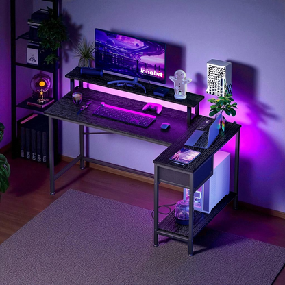 Inhabit Viral L-Shape Desk In 4 Sizes